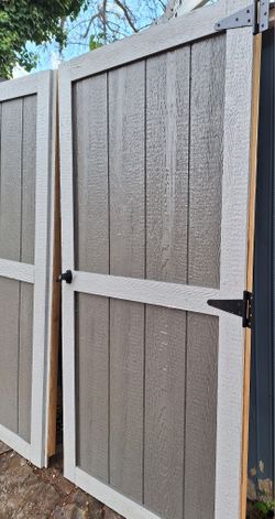 Two (2) Completely Built Barn Doors & W/ All Latches & Hinges
