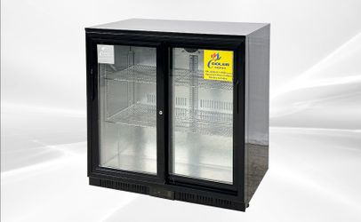 NSF Merchandiser Beverage back bar cooler slide door BB2S