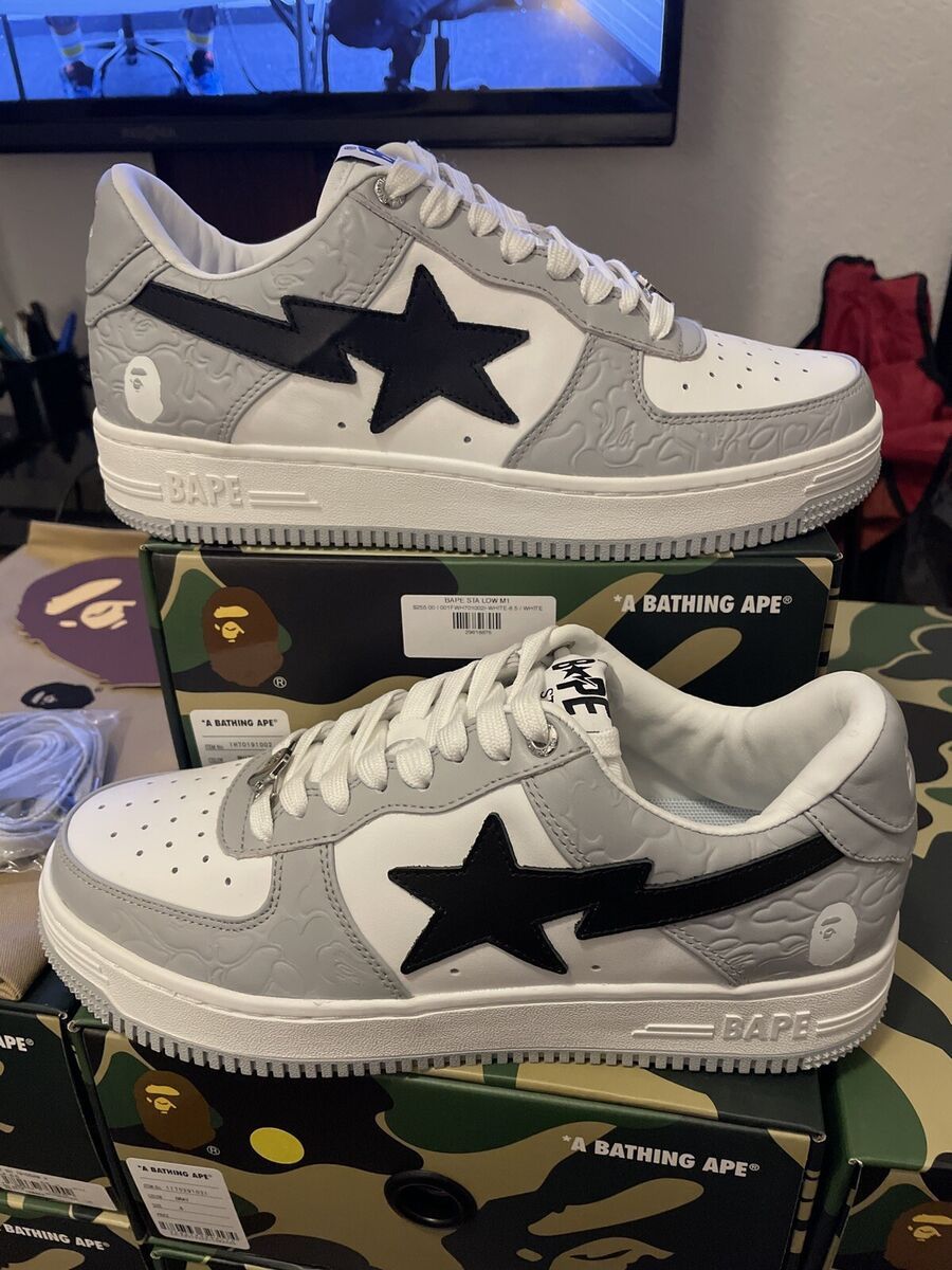 Grey/black Bapesta