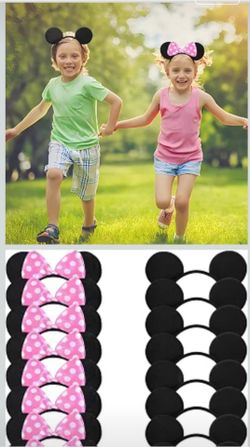 Minnie mouse and mickey  headband 15