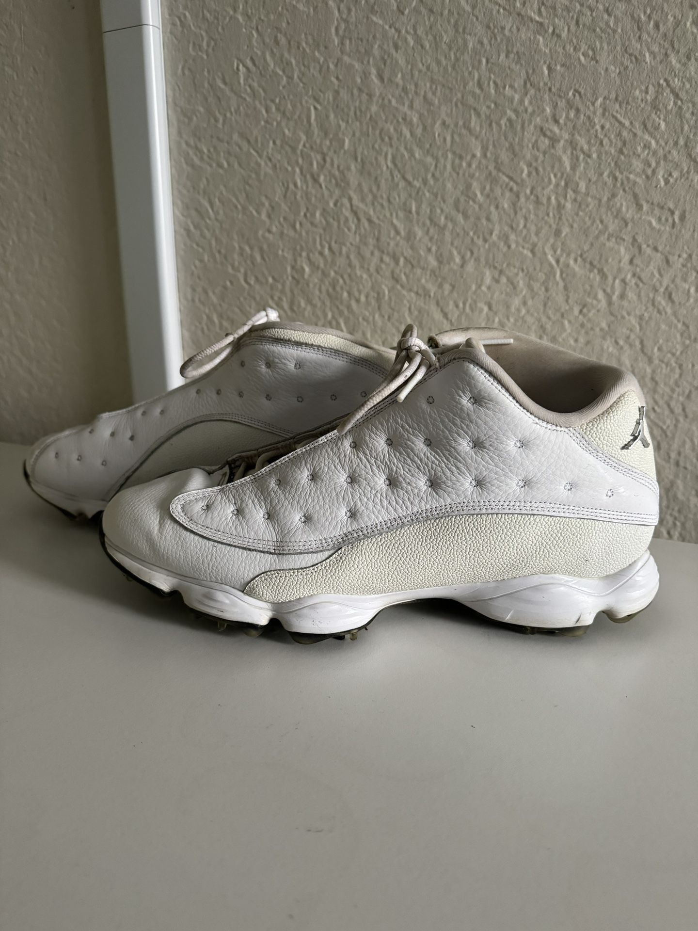 RARE Jordan 13 White Golf Shoes 11.5