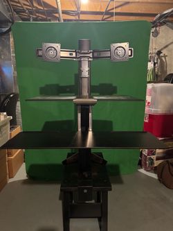 Ergotron WorkFit Dual Monitor Stand