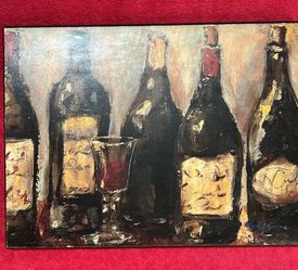 Wine Bar With French Glass by Nicole Etienne