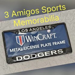 Los Angeles Dodgers Car License Plate