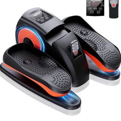 Under Desk Elliptical Machine, Electric Ellipse Leg Exerciser as Seen on Tv for Seniors with 12 Adjustable, Quiet Portable Elliptical Machine, Seated 