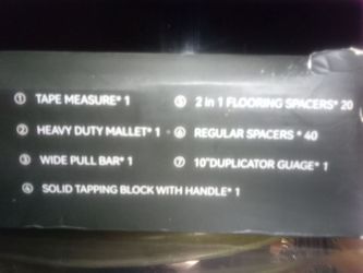Flooring Installation Tool Kit