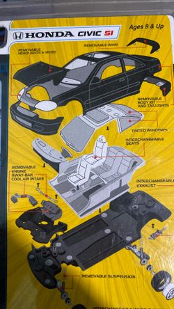 Honda Civic SI Car Model Kit