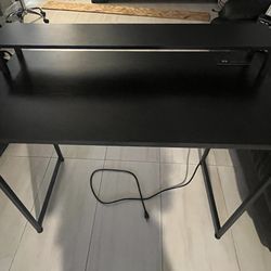 Desk with ports