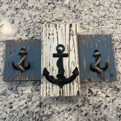 Towel Rack Anchor Design Beach Theme