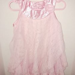 Light Pink Dress with Rose Flower 52.