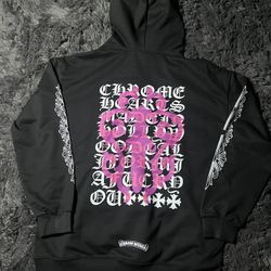 Chrome heart Hoodie Size Large 