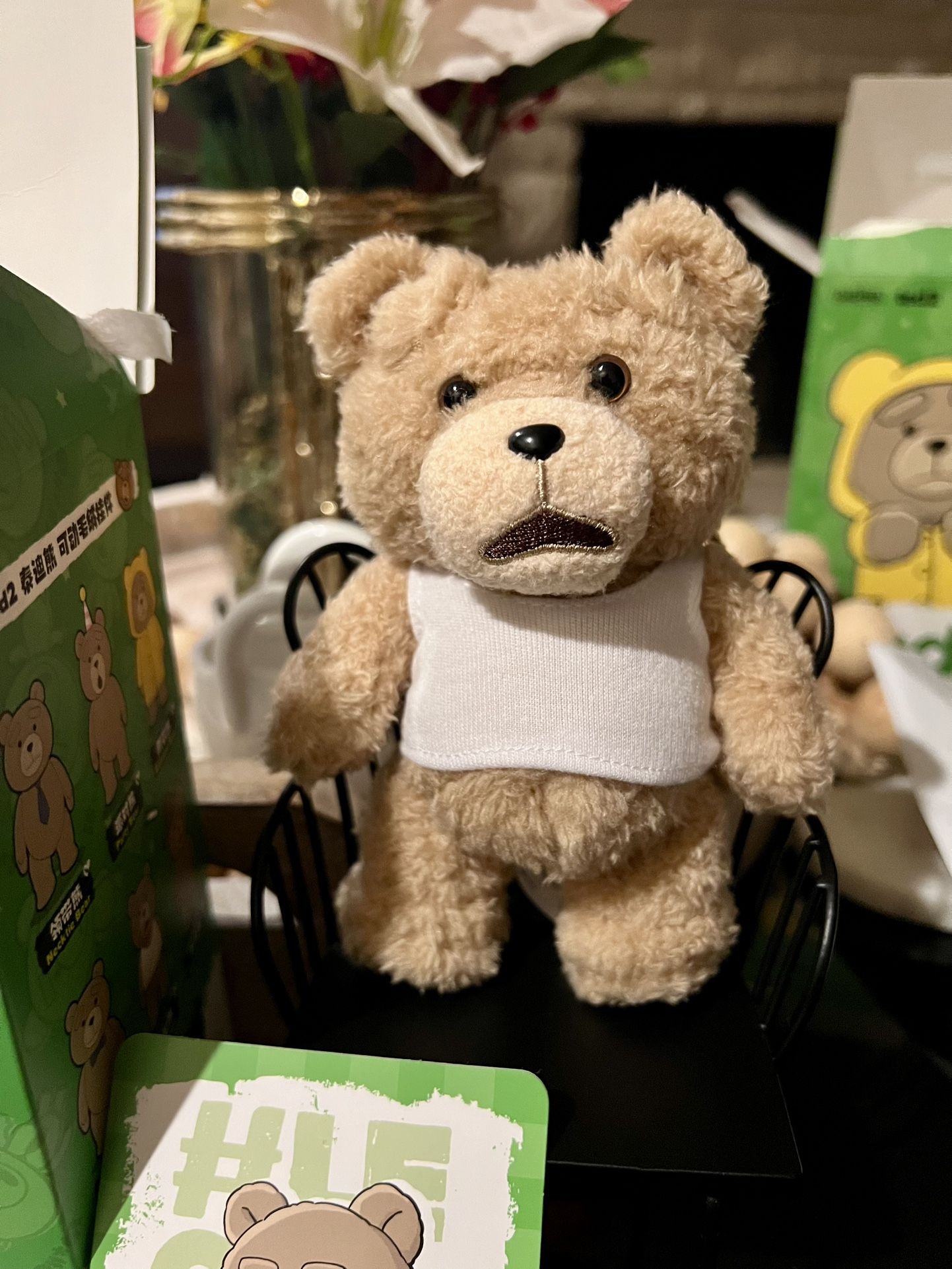 Ted2 Teddy Bear Action Plush Pendant Vestbear