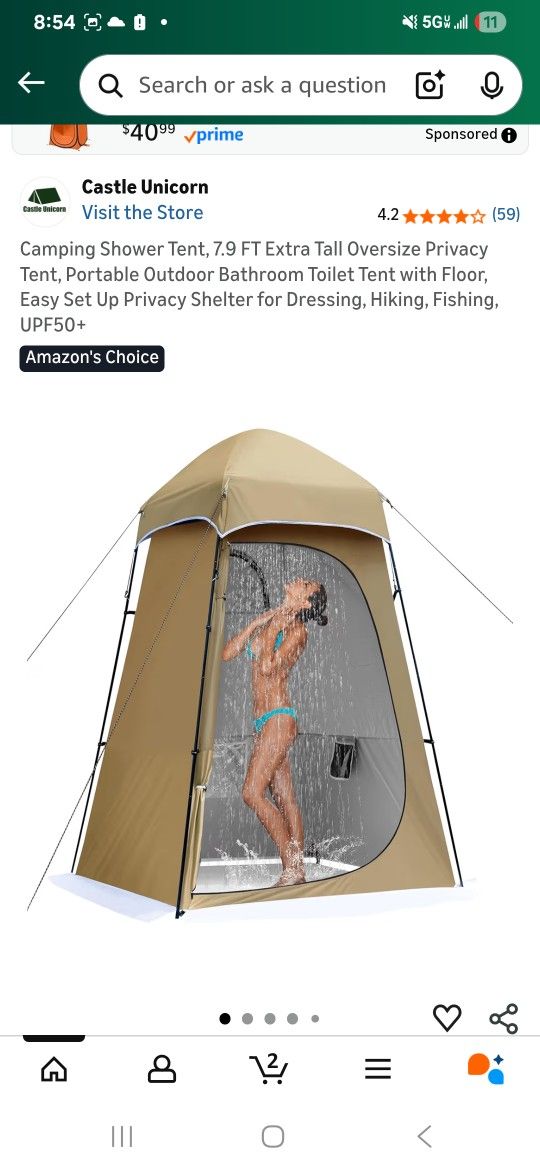 Shower Tent 
