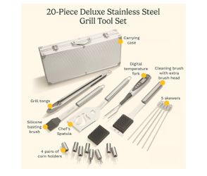 Cuisinart 20 piece deluxe grill set