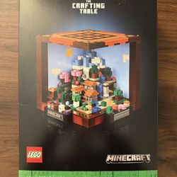 LEGO Minecraft The Crafting Table Collectible Video Game Building Set 21265