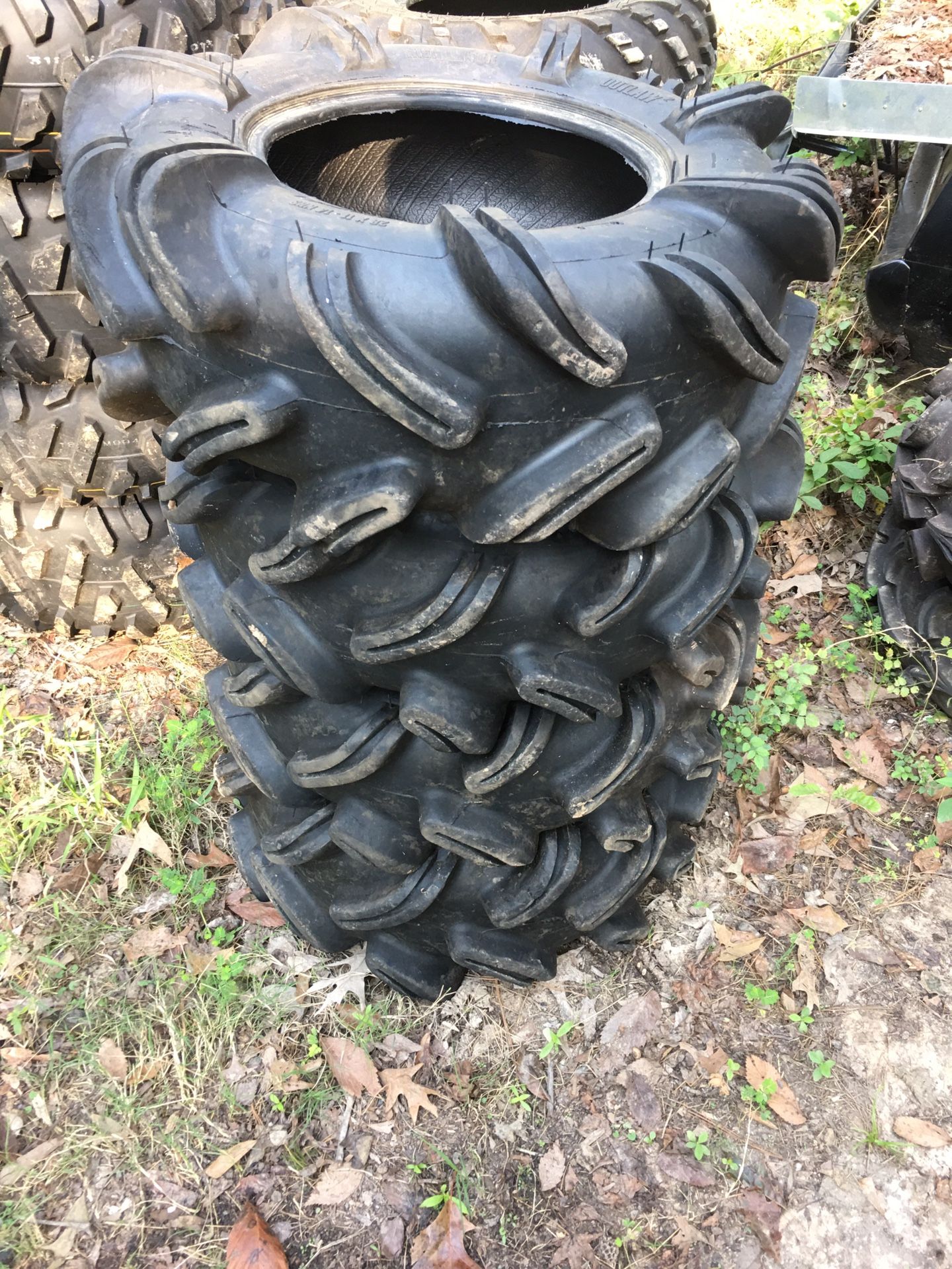 28” outlaw 2 skinny wide 14’s atv tires