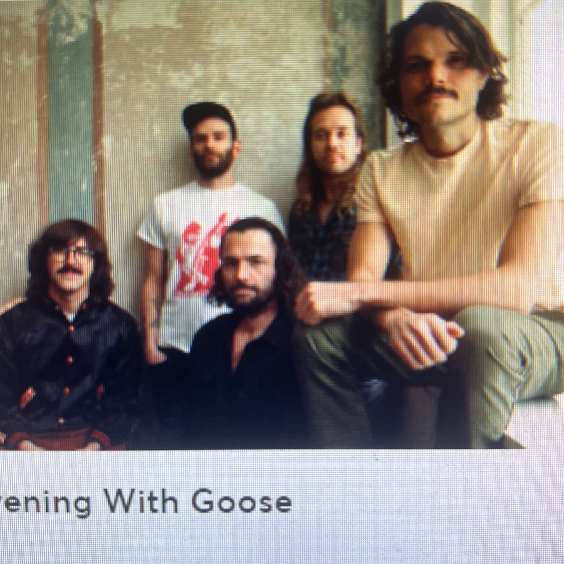 Goose Tickets For sept 26