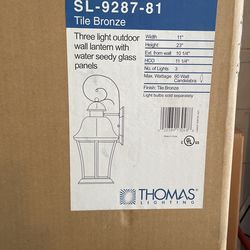 Thomas lighting bronze entryway Wall Lamp