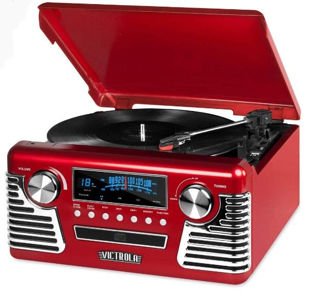Am/FM Radio Vynle Record Player