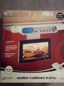 Under Cabinet LCD TV/AM FM Radio