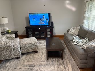 Bassett couch and Oversized chair