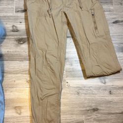 Men’s Khaki Jogger Pants Size M
