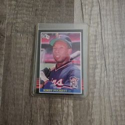 Kirby Rookie Don russ Baseball Card 