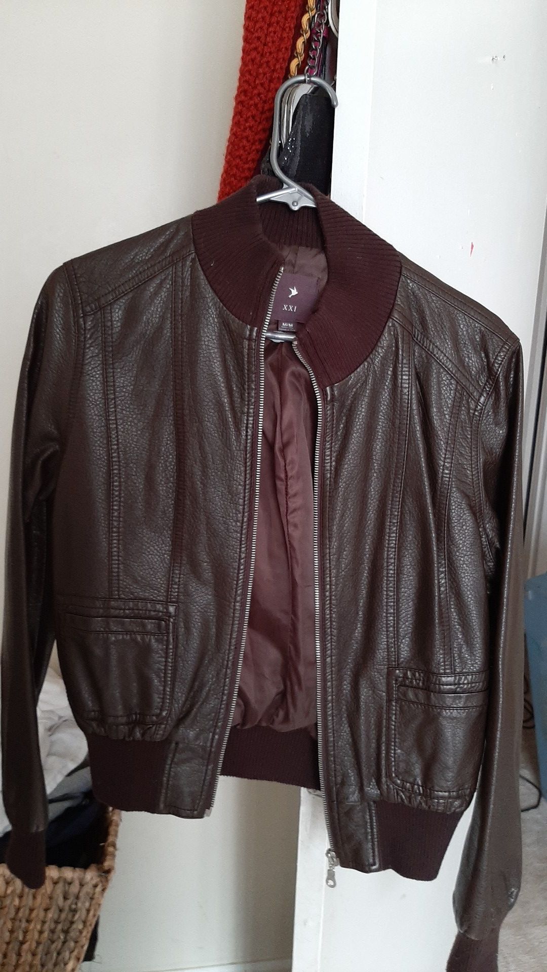 Forever 21 Brown Leather Jacket