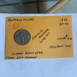 1936 Buffalo Nickel