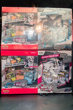 Pokémon Black Bolt & White Flare Binder and Poster Collection Bundles