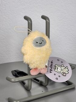 3" White Tiger & Black Tiger Shrimp Tempura Keychain Charm Plush