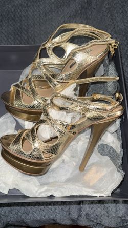 Gold heels