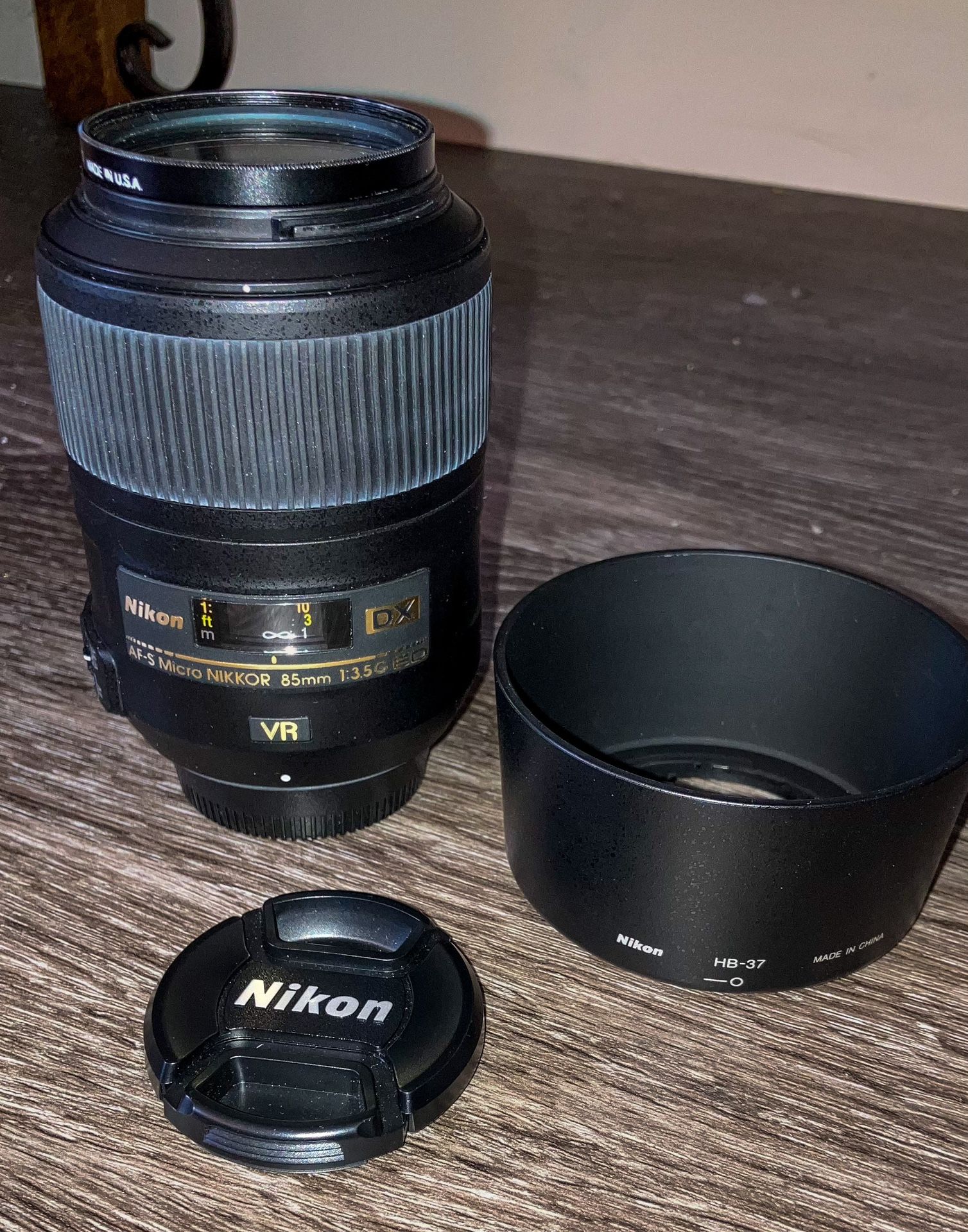 Nikon AFS NIKKOR Micro 85mm 1:3.5 G ED DX Lens (Macro)