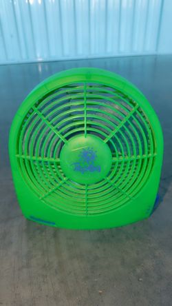 90s Holmes Tropicool   Desktop Electric Fan Green Vintage Tested Works