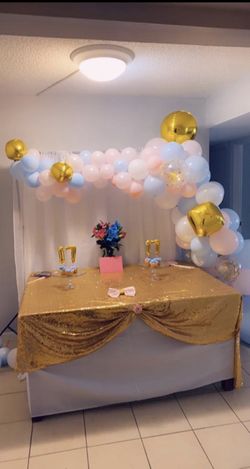 Party set up/party decor / cake table decor/desert table/ sweet 16 decor/wedding decor/babyshower decor/home decor /backdrop/backdrop set up