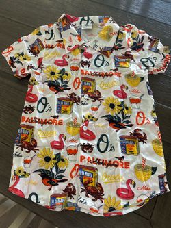 Baltimore Orioles Collectable Youth Hawaiian Shirt