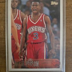 Allen Iverson Topps 1996 Rookie Card 