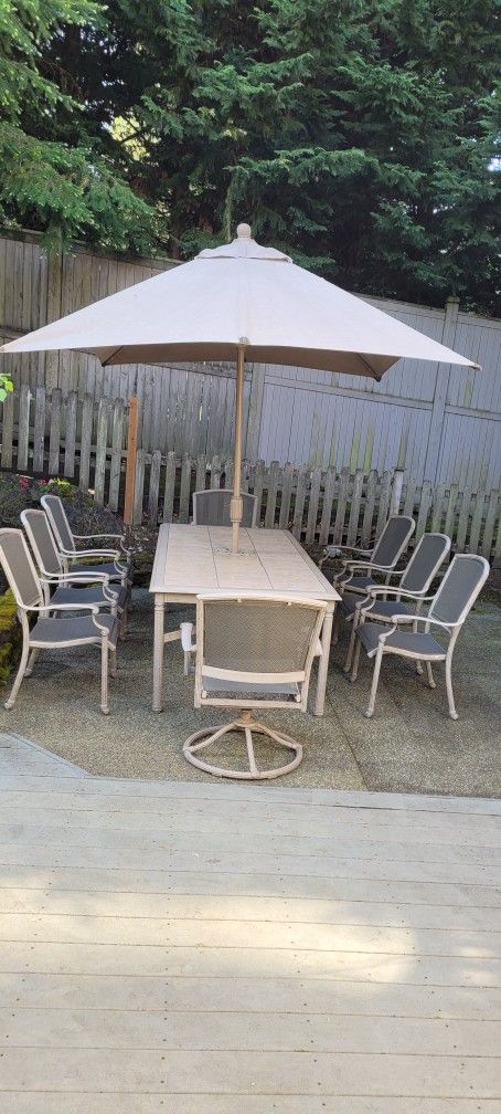 Outdoor table set