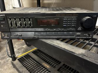 SONY Am/fm Stereo Receiver - Audio Visual Control Station