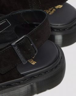 Dr. Martens Jorge Made in England Suede Slingback Mules black, M 10, W 11
