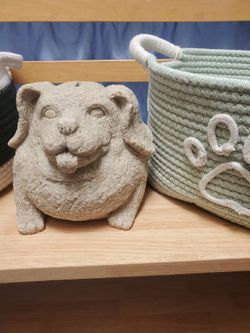 Coin bank DOG  Sandcastle look $7