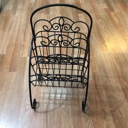 Wrought Iron Magazine Rack