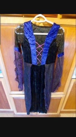 Halloween Costumes Kid Girls Witch Princess Children Used Once Size Child 7-8 SB1