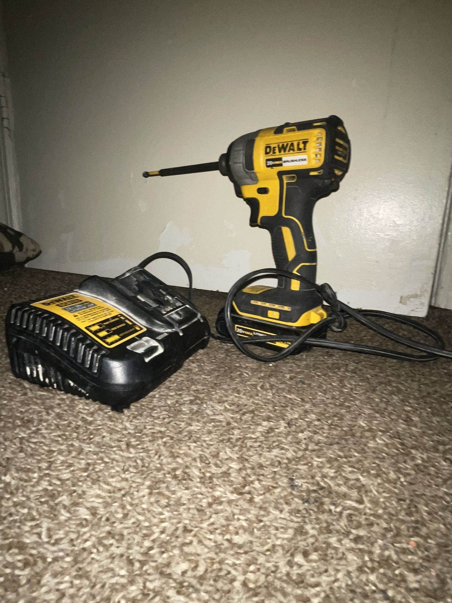 Dewalt drill and battery charger