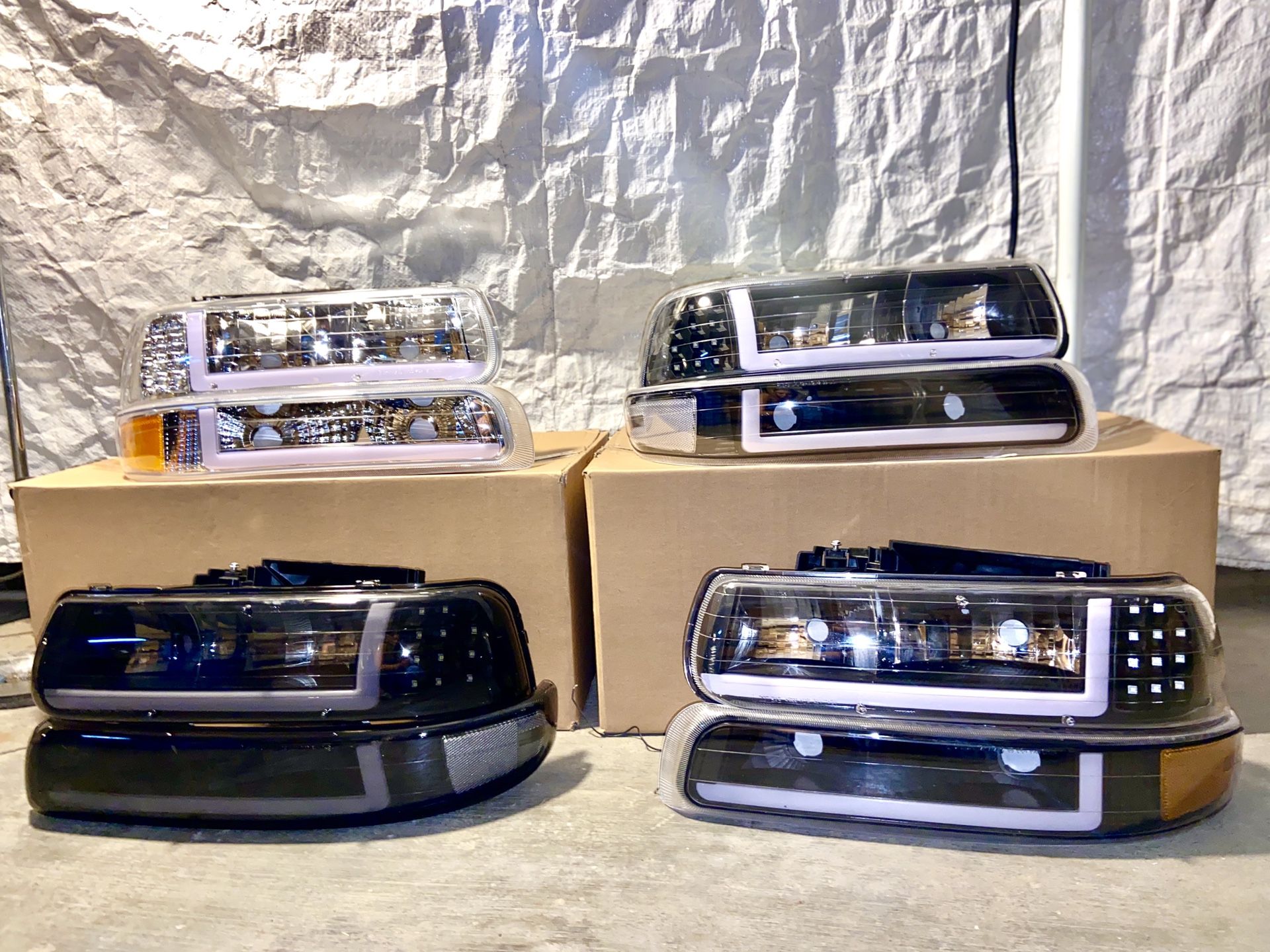 99-02 Chevy Silverado LED headlights