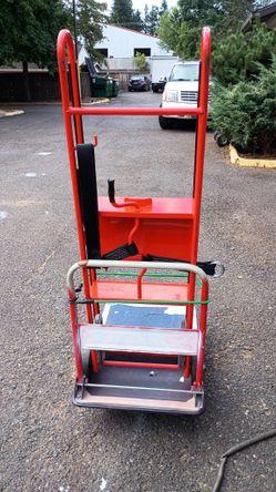 Full Size Hand Truck And Tough Push Cart With Fold Down Handle 