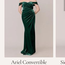 Velvet Green Revelry Dress