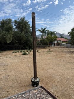 Set of 4 concrete posts