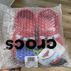 CROCS LIGHTNING MCQUEEN SZ C12 BRAND NEW
