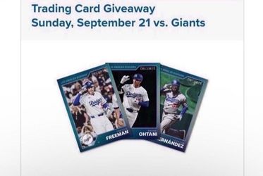 Dodgers Trading Card Pack Set  9/21/25 LE Decorte Ohtani (3 Cards Per Pack)